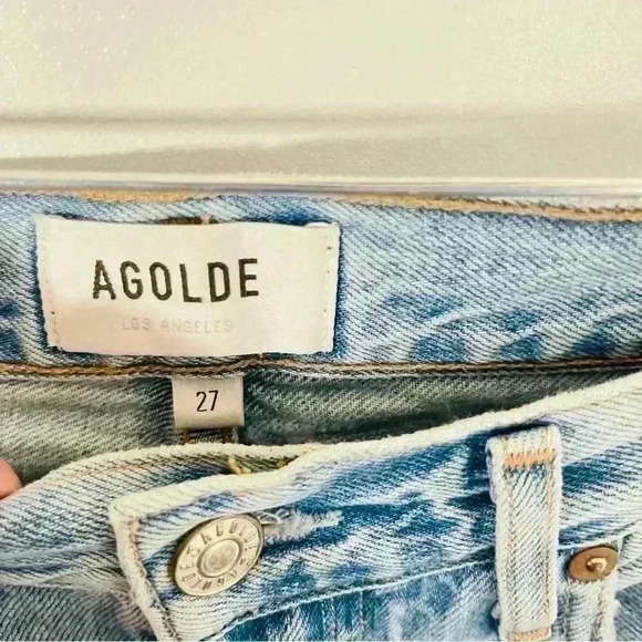 Agolde Jamie High Rise Classic Jeans Shakedown - Picture 7 of 11